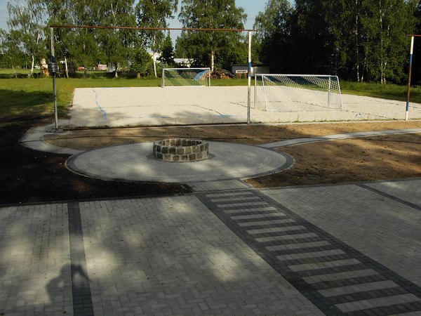 Parkplatz Feuerstelle