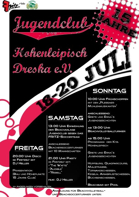 flyer 15jahre